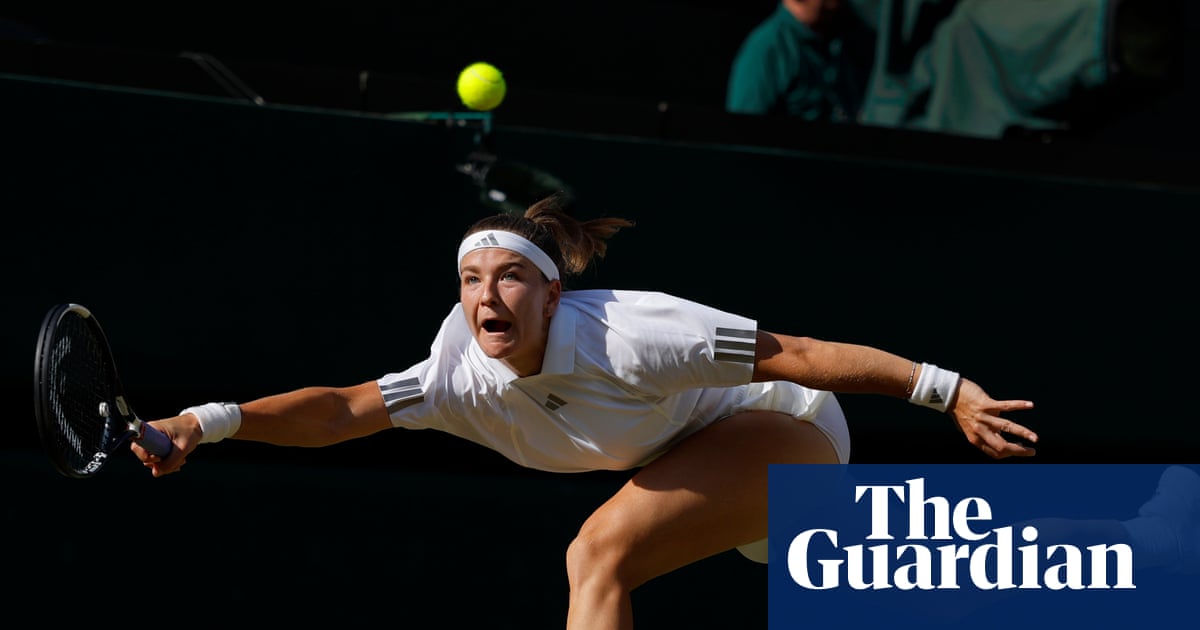 Muchova ends Osaka’s inspired run to reach Wimbledon last four for first time