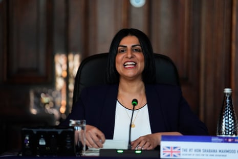 Mahmood chairing the meeting.