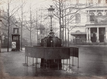 ‘Ubiquitous sight’ … a urinal at Place de l’Ambigu, Paris, 1875.