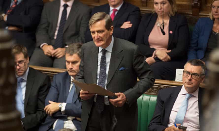 Dominic Grieve speaks at prime minister’s questions