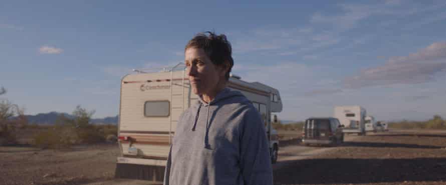 Frances McDormand in Nomadland.
