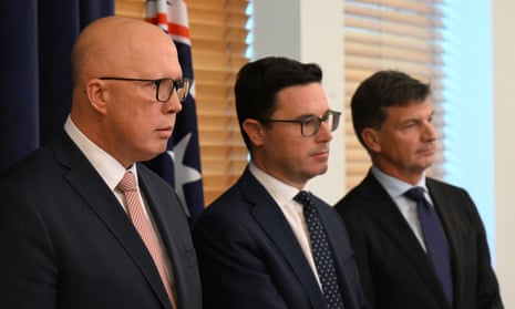 Peter Dutton, David Littleproud and Angus Taylor