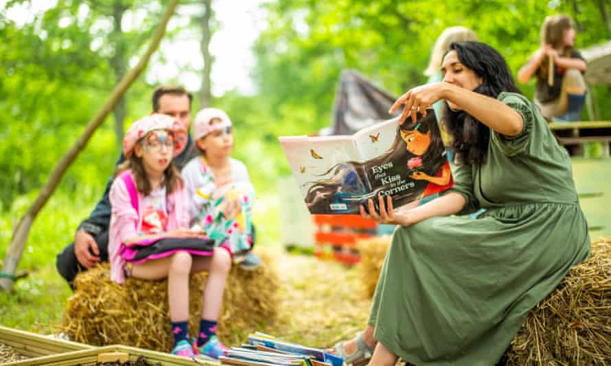 storytelling session at literary festival