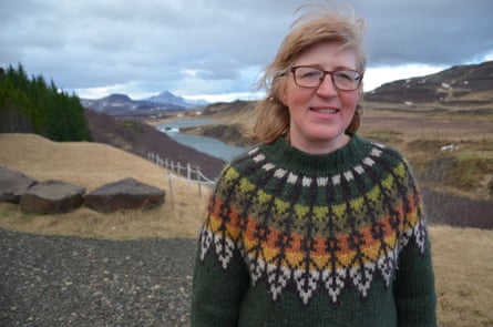 Icelandic farmer Gudrun og Eidur in Borgarnes, west Iceland, fears escaped farmed salmon will soon be found in the Nordura river, home to many wild salmon, risking genetic pollution.