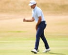 Is that Scheffler? Is it DeChambeau? No it’s Suber-man, the Open’s breakout star