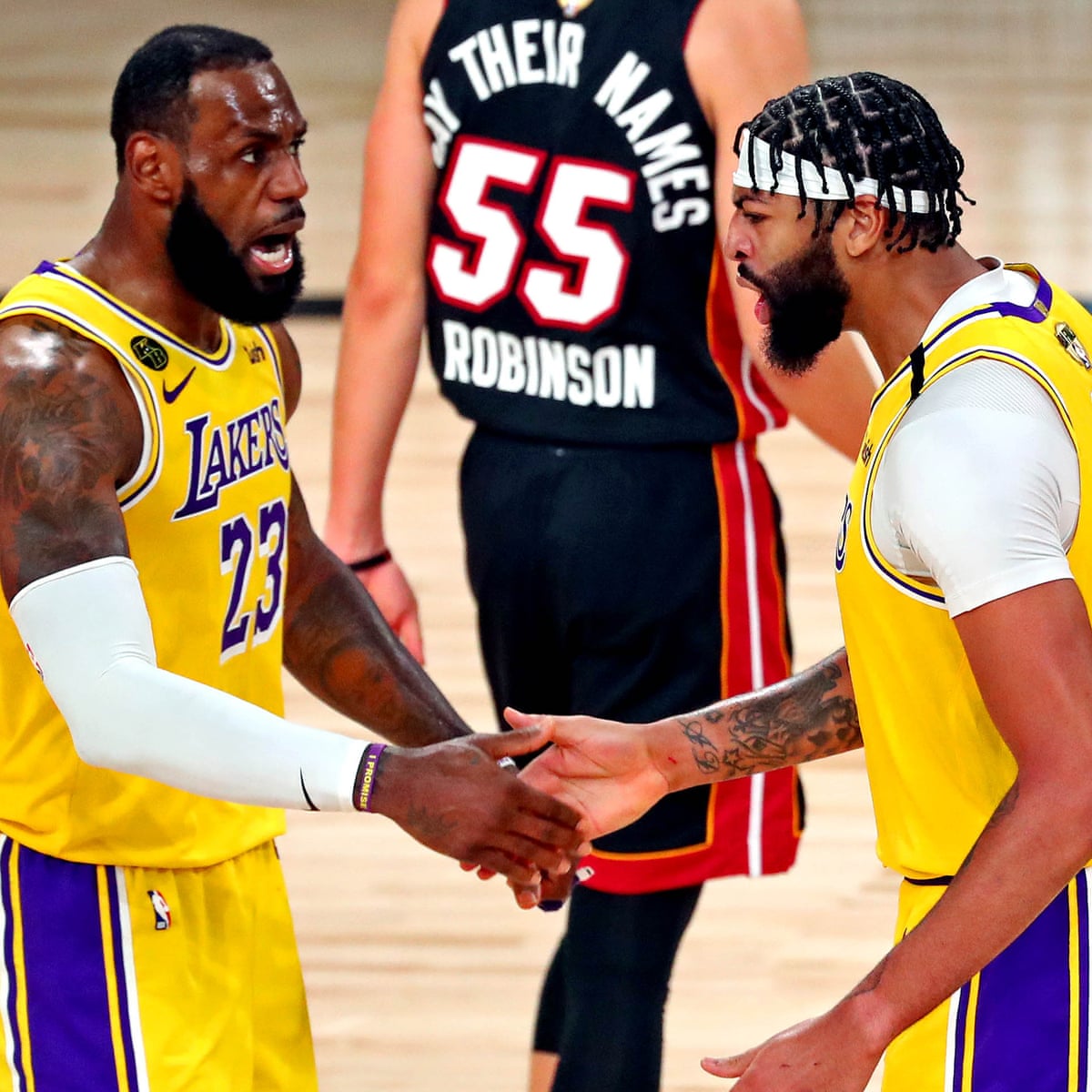 La Lakers Crush Miami Heat In Nba Finals Opener Behind Anthony Davis S 34 Sport The Guardian