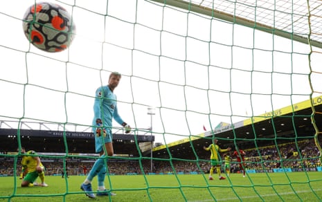 Tim Krul concedes another goal as Norwich lose again.