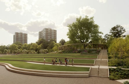 Artist’s impression of site.