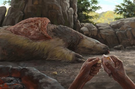 People might have been carving pendants from giant sloths in what is now Brazil about 25,000-27,000 years ago.
