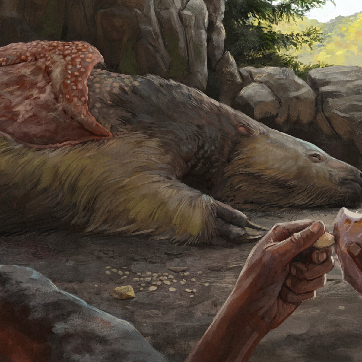 Prehistoric Sloth Size Prehistoric sloth size