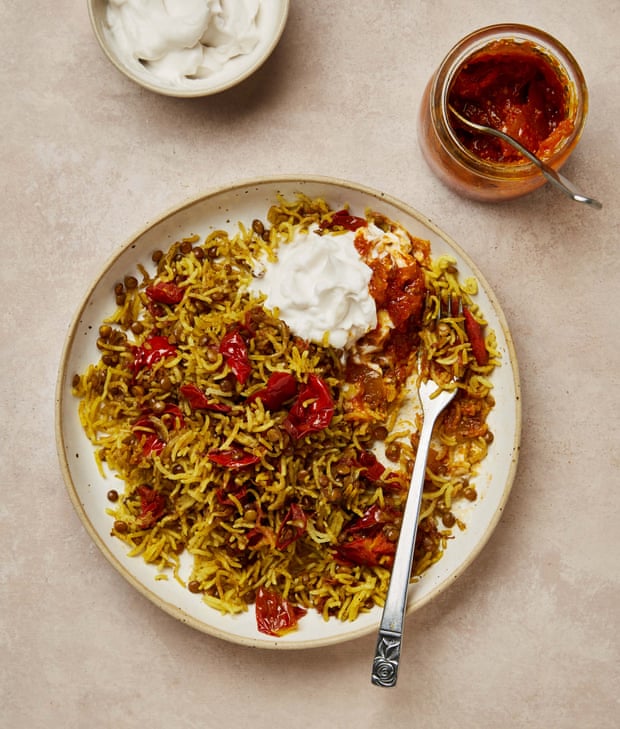 Meera Sodha’s tomato and turmeric kitchari.