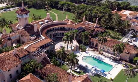 An aerial view of Mar-a-Lago.