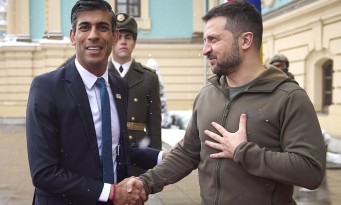 UK PM Sunak visits Ukraine