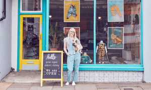 Kaela Mills outside her boutique, Sprout
