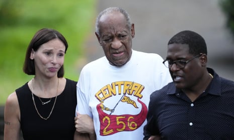Bill Cosby with his lawyers after his release from prison in June, when Pennsylvania's highest court overturned his sexual assault conviction.