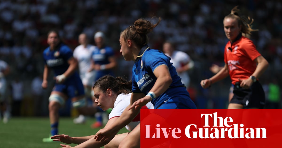 Italy v England: Women’s Six Nations rugby union – live