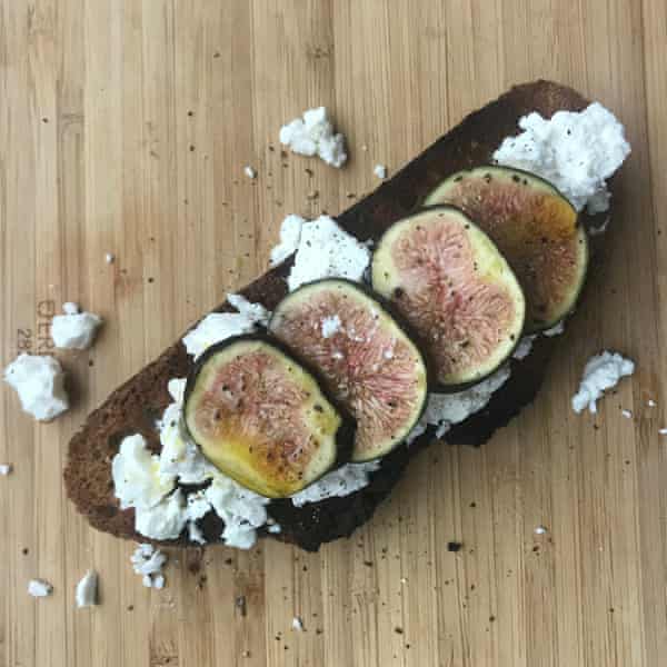 Figs with feta.