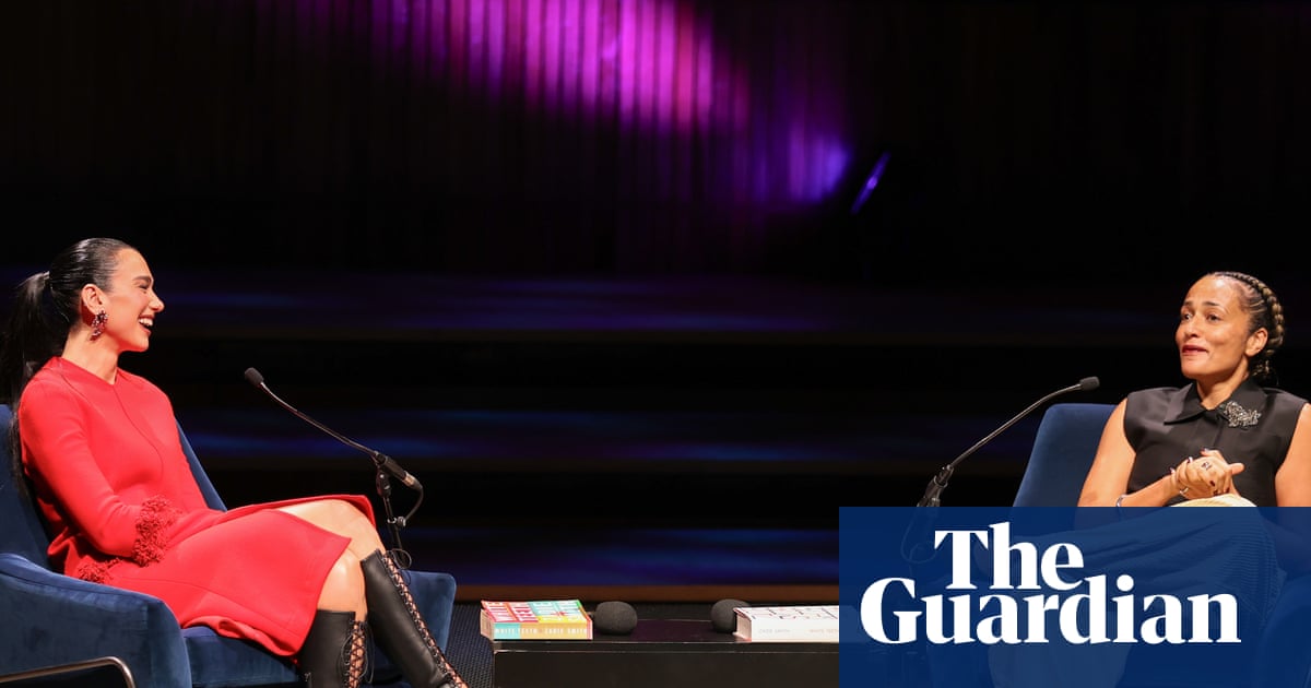 Zadie Smith tells Dua Lipa inequality has made culture clashes feel ‘existential’