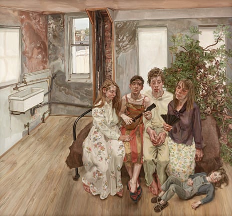 Lucian Freud’s Large Interior W11 (after Watteau), 1981-83