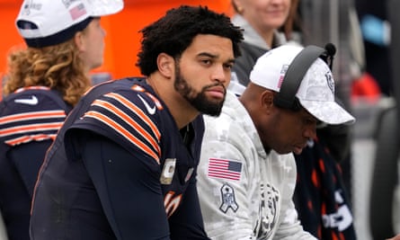 Caleb Williams endured a tough afternoon with the Bears.