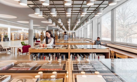 Aalto University library in Espoo