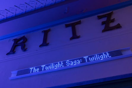 The Ritz cinema in Randwick puts on a marathon screening of the Twilight Saga, a series of romantic Vampire fantasy films based on the book series Twilight by Stephenie Meyer at the Ritz Cinema, Randwick, Sydney, Australia. 10 October 2025