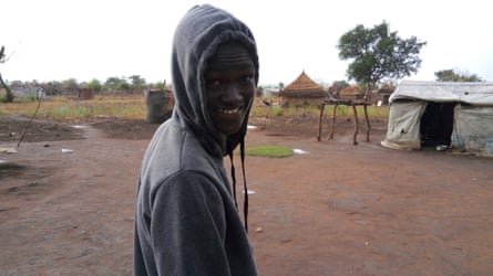 Mayen at the northern Uganda refugee camp he grew up in.