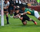 South Africa v New Zealand: rugby union first Test – live