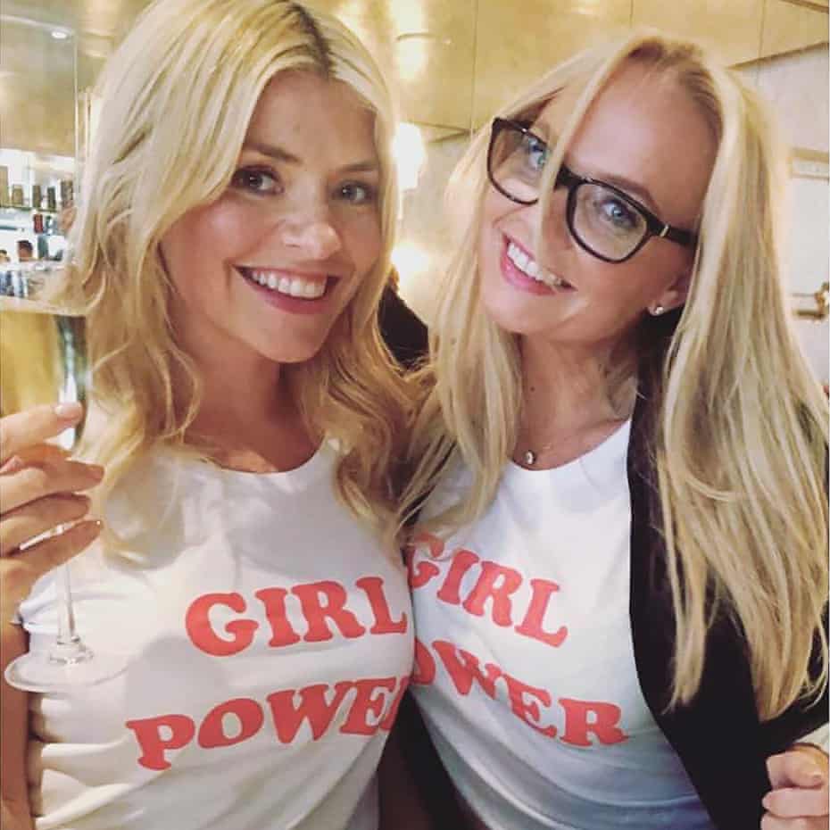Holly Willoughby and Emma Bunton