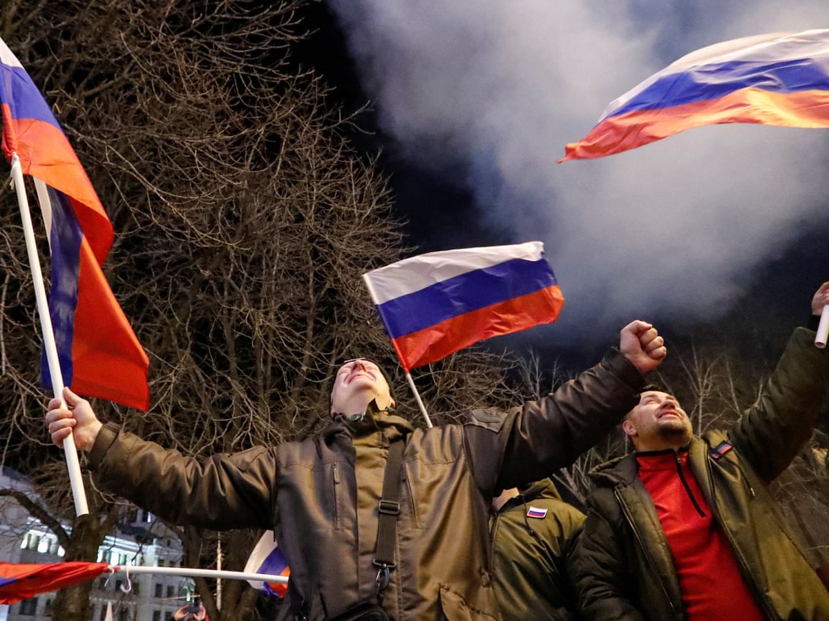 Dismay and condemnation as west begins to impose sanctions on Russia | Ukraine | The Guardian
