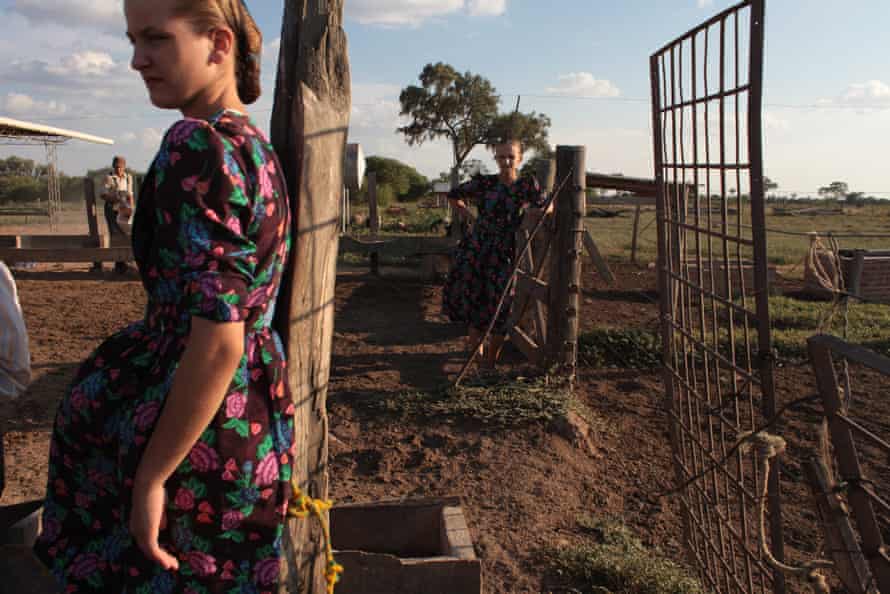 A Mennonite community in Bolivia.
