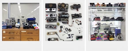 Polaroid cameras from over 50 years