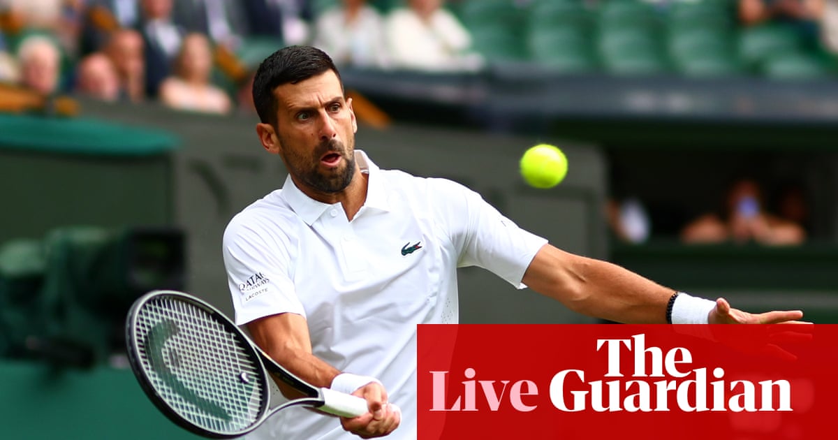 Wimbledon 2026: Djokovic in action, Sabalenka and Osaka advance, Sinner taken to five sets on day one - live