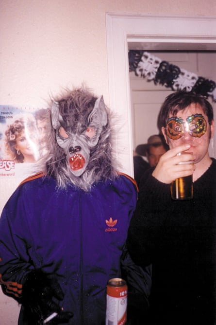 Middleton and Moffat at a Halloween party in Ediburgh, 1998.