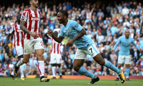 Raheem Sterling has had a fine start to the season at free-scoring Manchester City.