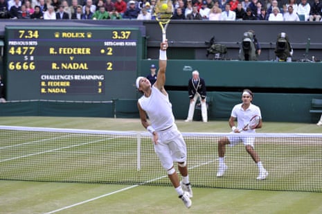 Federer v Nadal in the Wimbledon ​​men’s ​​singles final, 2008