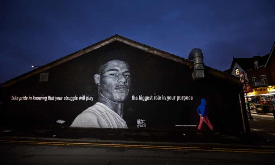 A mural in Manchester by Marcus Rashford