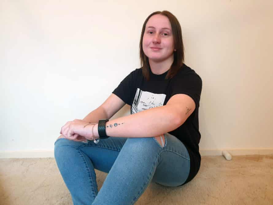 Maddison Sklenar sitting