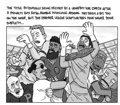 David Squires on … Arsenal, West Ham and a Royal Rumble for the ages, panel 1
