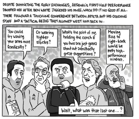 David Squires on … Arsenal, West Ham and a Royal Rumble for the ages, panel 4