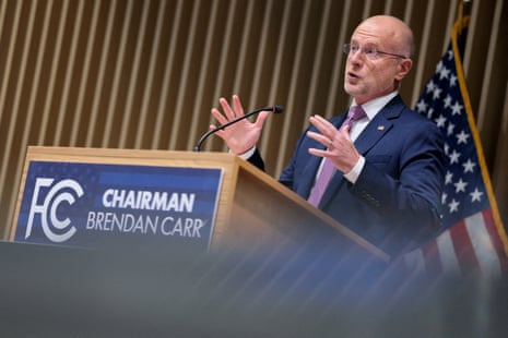 a man speaks into a microphone