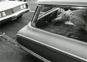 Mannequin in Car, 1975In my opinion most of my photos are not funny, but they will bring a smile to your face. In most cases the photos are juxtapositions in every day life I don’t want people to read into the photos…They should be taken at face value. I am not trying to communicate any message or tell a story