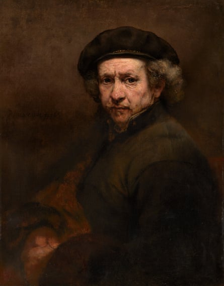 A Rembrandt self-portrait from Washington DC’s National Gallery of Art.