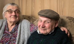 Maria Lenaerts, 82, says Jefkae Harbant, 94, is like a brother, even though she is officially his foster mother.