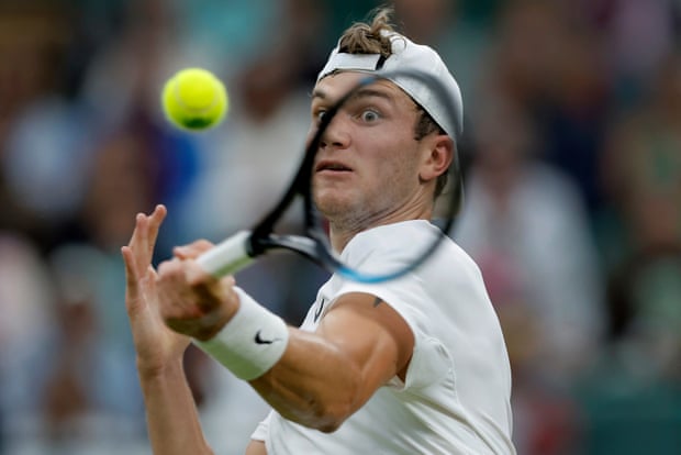 Tom Jenkins’ best shots of Wimbledon 2022 – in pictures | Wimbledon 2022 31 Jack Draper during his defeat to Alex De Minaur on Court One.
