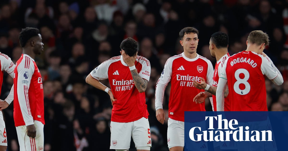 ‘We got punished’: Arteta rues errors as Arsenal’s title tilt stalls with United loss