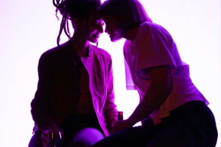 Patricia Allison and Stefanie Martini in Private View, with lighting from Catja Hamilton.