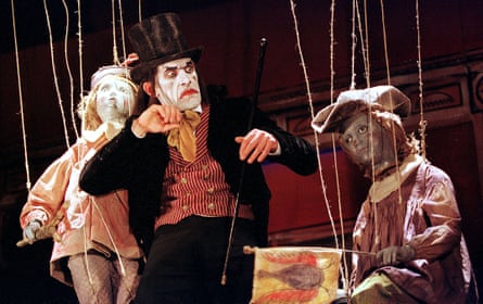 Julian Bleach in Shockheaded Peter at the Lyric theatre, Hammersmith, in 2001.