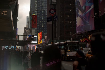 buildings in times square