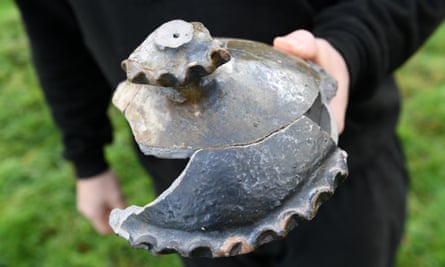 One of the artefacts found at the site